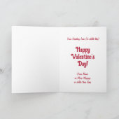 名前の追加、愛のソアーズ – Dragon Valentines Day カード (内部)