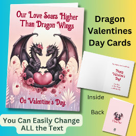 名前の追加、愛のソアーズ – Dragon Valentines Day カード