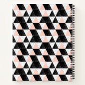 名前の追加 |手描き三角形図形 ノートブック (裏面)