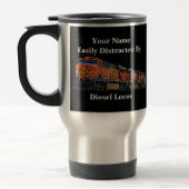 名前の追加、文字の変更、簡単にディーゼルに気を散らす トラベルマグ