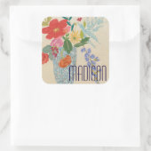 名前の追加 |春花II スクエアシール (バッグ)