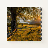 名前の追加 | 森の霧の夜明け ノートブック (裏面)