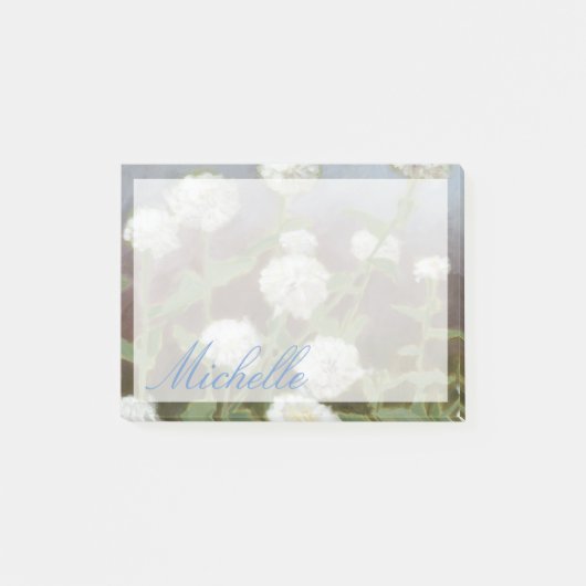 名前の追加 |植物園勉強I ポストイット (正面)