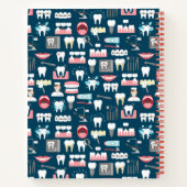 名前の追加 |歯科診療所のパターン ノートブック (裏面)