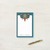 名前の追加 |民族インスパイア象 ポストイット (デスク上)