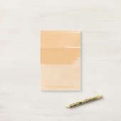 名前の追加 |水彩の注ストライプ記 ポストイット (デスク上)