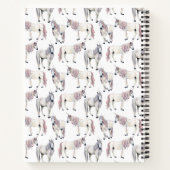 名前の追加 |水彩ユニコーンおとぎ話 ノートブック (裏面)