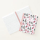 名前の追加 |水彩爪、 ネイル研磨模様 ノートブック (内部)