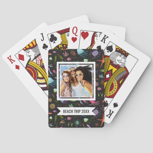 名前の追加 |海洋クリッターパターン トランプ (裏面)