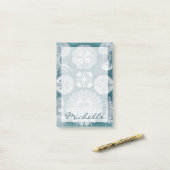 名前の追加|海洋生物ブループリントIV ポストイット (デスク上)