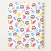 名前の追加 |熱帯スロス&葉パターン プランナー手帳 (裏面)