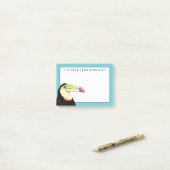 名前の追加 |熱帯トゥーカンバード ポストイット (デスク上)