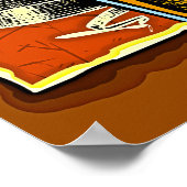 名前の追加 – 生まれビールを飲む ポスター (角)