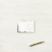 名前の追加 |白葉鳥の手のひら ポストイット (デスク上)