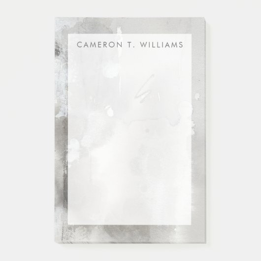 名前の追加 |神秘的なオブジェクト – グレー ポストイット (正面)