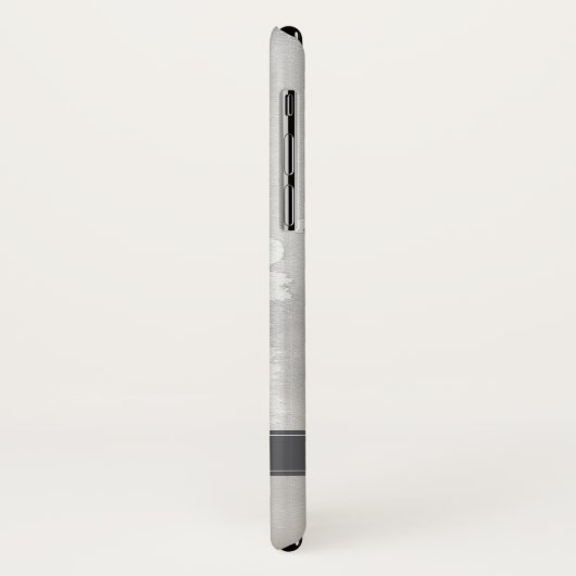 名前の追加 |神秘的なオブジェクト – グレー Case-Mate iPhoneケース (裏面/左)