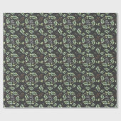 名前の追加 |紅葉の休日 ラッピングペーパー (フラット)