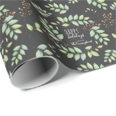 名前の追加 |紅葉の休日 ラッピングペーパー (ロールコーナー)