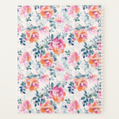 名前の追加 |絵を描バラパターン プランナー手帳 (裏面)