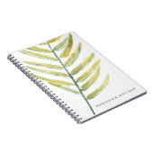 名前の追加 |緑の印象VII ノートブック (右側)