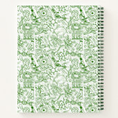 名前の追加 |緑の生物学パターン ノートブック (裏面)