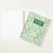 名前の追加 |緑の生物学パターン プランナー手帳 (ディスプレー)