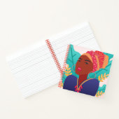 名前の追加 |美しいアフリカの少女 ノートブック (内部)