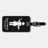 名前の追加|美容師記号 ラゲッジタグ (正面横)