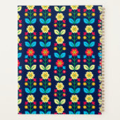 名前の追加 |花カラフル柄 プランナー手帳 (裏面)