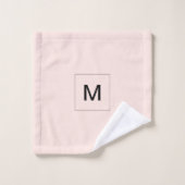 名前の追加 | 赤面ピンク バスタオルセット (ウォッシュタオル)