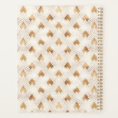 名前の追加 | 金ゴールドアールデコパターン プランナー手帳 (裏面)