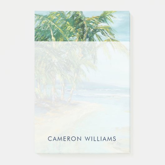 名前の追加 |青い海岸沿いのラグーン ポストイット (正面)