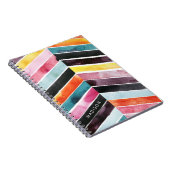 名前の追加 |鮮やかな水彩シェブロンI ノートブック (右側)