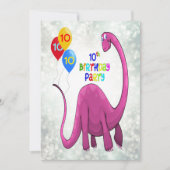 名前の追加, 10th Birthday Party 招待状 (正面)