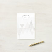 名前の追加 | Amuse II |幾何学的モダン ポストイット (デスク上)