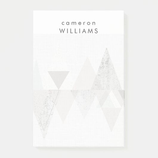 名前の追加 | Amuse II |幾何学的モダン ポストイット (正面)