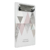 名前の追加 | Amuse II |幾何学的モダン ミニクリップボード (アングル)