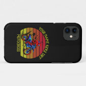 名前の追加、ANY文字の変更、蹴Dirt Motocross Case-Mate iPhoneケース (裏面(横))