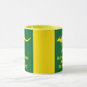 名前の追加， Aussie Ausie Aussie Green Kangaroo マグカップ (中央)