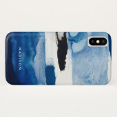 名前の追加 | Blue Amore II Case-Mate iPhoneケース (裏面(横))