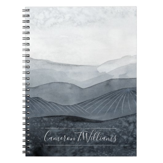 名前の追加 | Blustering Gray Valley ノートブック (正面)