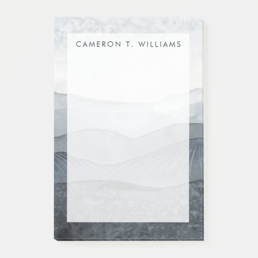 名前の追加 | Blustering Gray Valley ポストイット (正面)