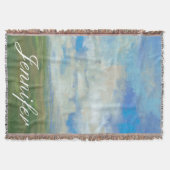 名前の追加 | Bright Day I スローブランケット (正面)
