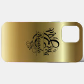 名前の追加:-) Case-Mate iPhoneケース (裏面 (横))