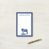 名前の追加 | Cobalt Blue Farm Animals - Sheep ポストイット (デスク上)