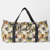 名前の追加(German Shepherd) ダッフルバッグ (正面)