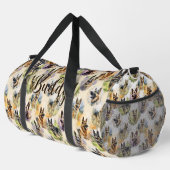 名前の追加(German Shepherd) ダッフルバッグ (右コーナー)