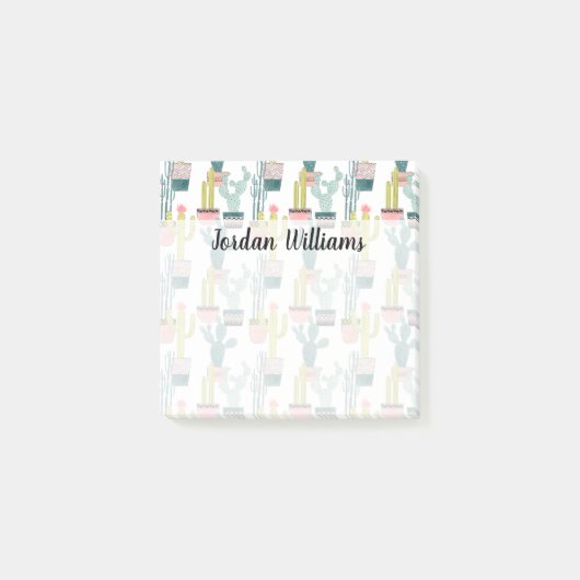 名前の追加 | Let's Taco About Love |サボテンのパット ポストイット (正面)