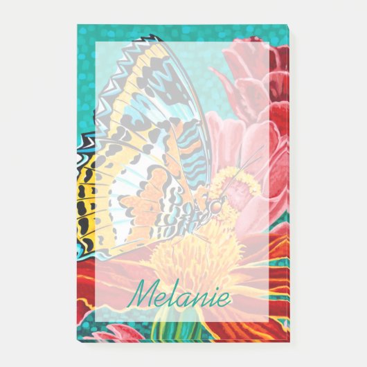 名前の追加 | Poised Butterfly I ポストイット (正面)