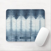 名前の追加 | Shibori Indigioプリント マウスパッド (マウス)